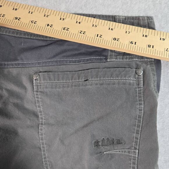 Kuhl Men’s Dark Gray Radikl Lightweight Durable Pants Size 38x32 * DAMAGED - Picture 11 of 14